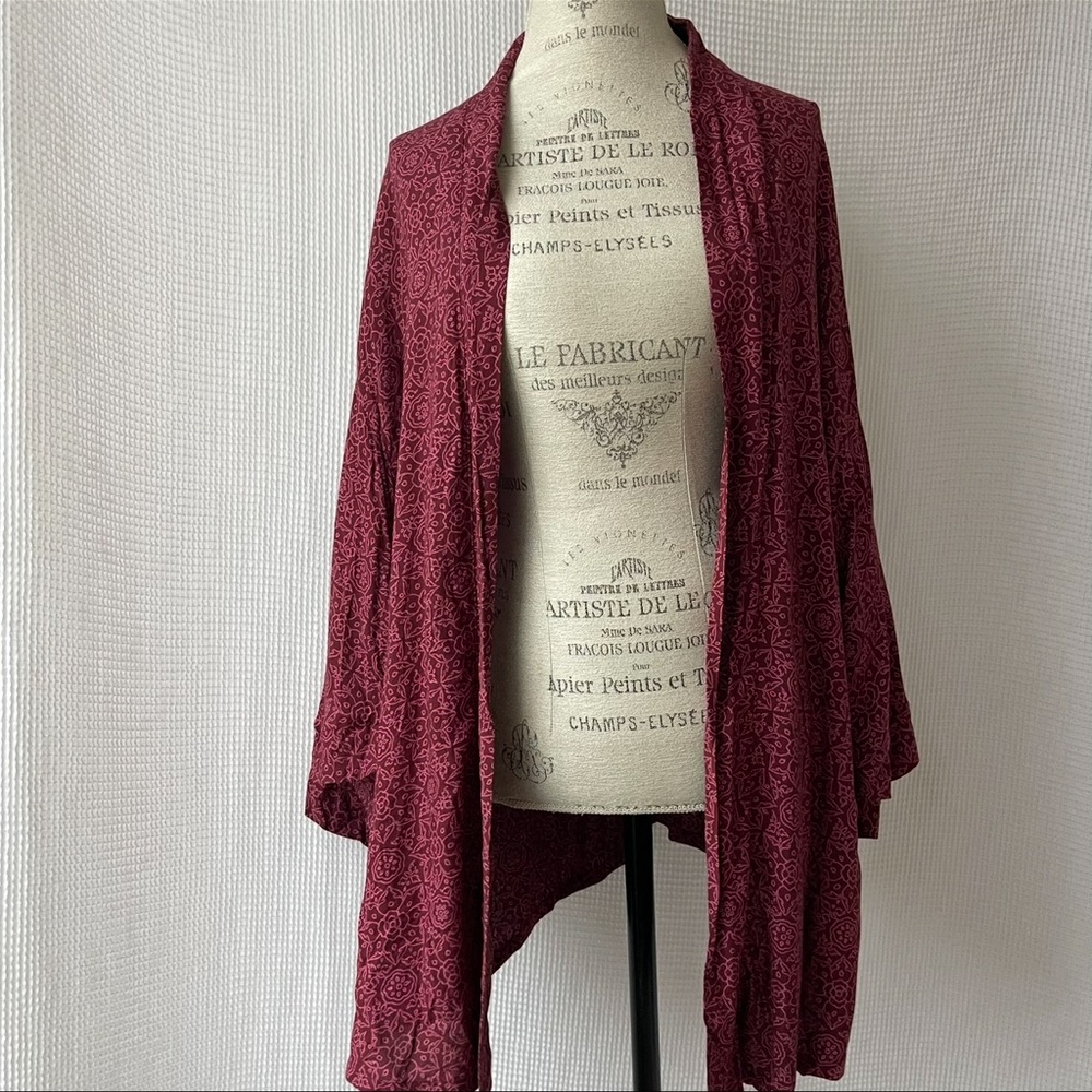 Mossimo Supply Co. Burgundy Cardigan